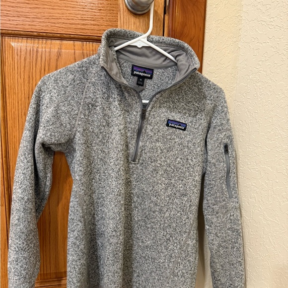 Patagonia Sweaters - Women's Better Sweater 1/4-Zip Fleece Birch White XS